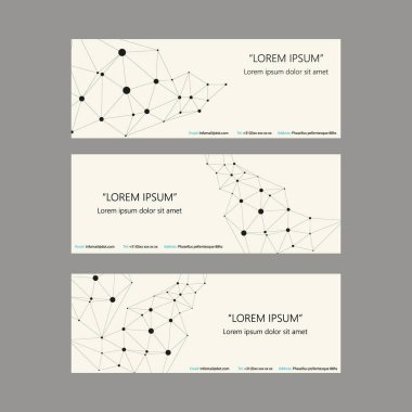 Düz renkli web sitesi banner şablon
