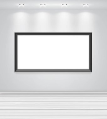 Boş ekran ile gerçekçi Led Tv