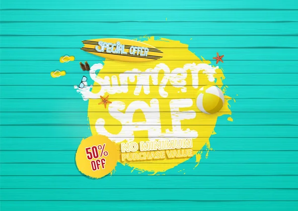 Summer Sale fundo —  Vetores de Stock