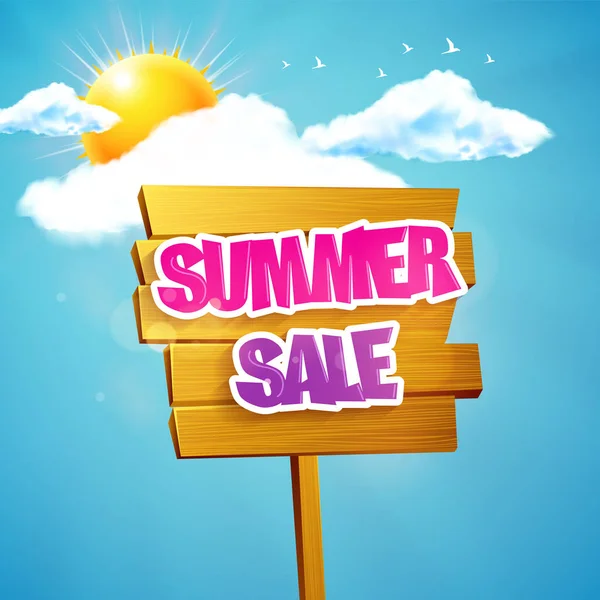 Summer sale concept — Stock Vector