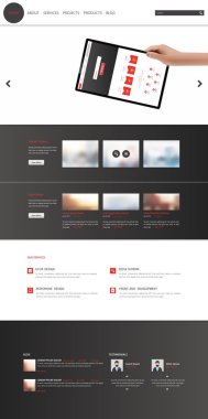 Web sitesi tasarım şablonu