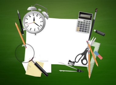 çalar saat ve Kırtasiye