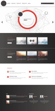 Web sitesi tasarım şablonu