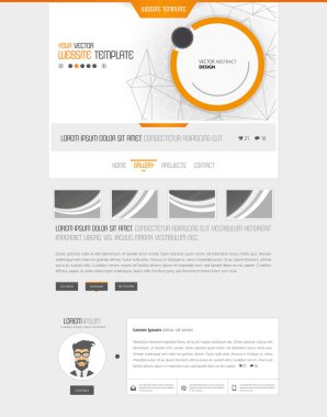 Web sitesi tasarım şablonu