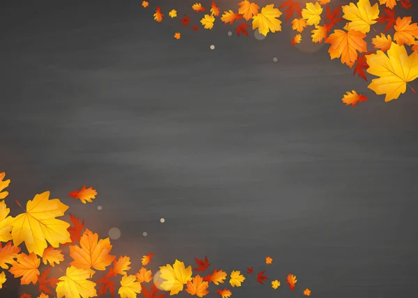 Beautiful autumn design — Stock Vector