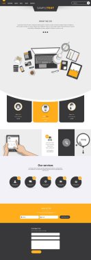 Web sitesi tasarım şablonu