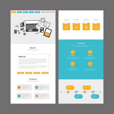 Web sitesi tasarım şablonu