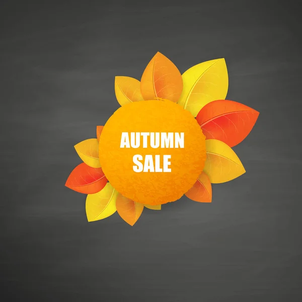 Autumn Sale banner — Stock Vector