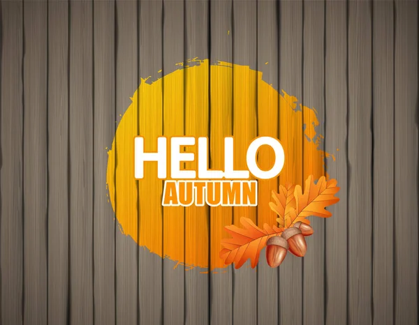 Hallo Herbst Banner — Stockvektor
