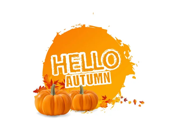 Autumn Sale banner — Stock Vector