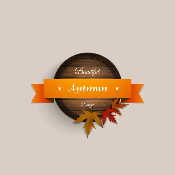 Beau design d'automne — Image vectorielle