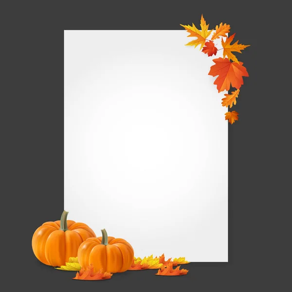 美しい秋のデザイン — ストックベクタ