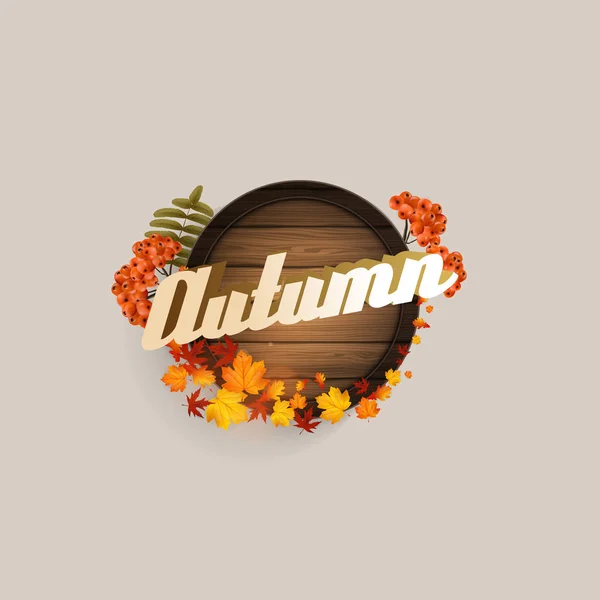 Hermoso diseño de otoño — Archivo Imágenes Vectoriales
