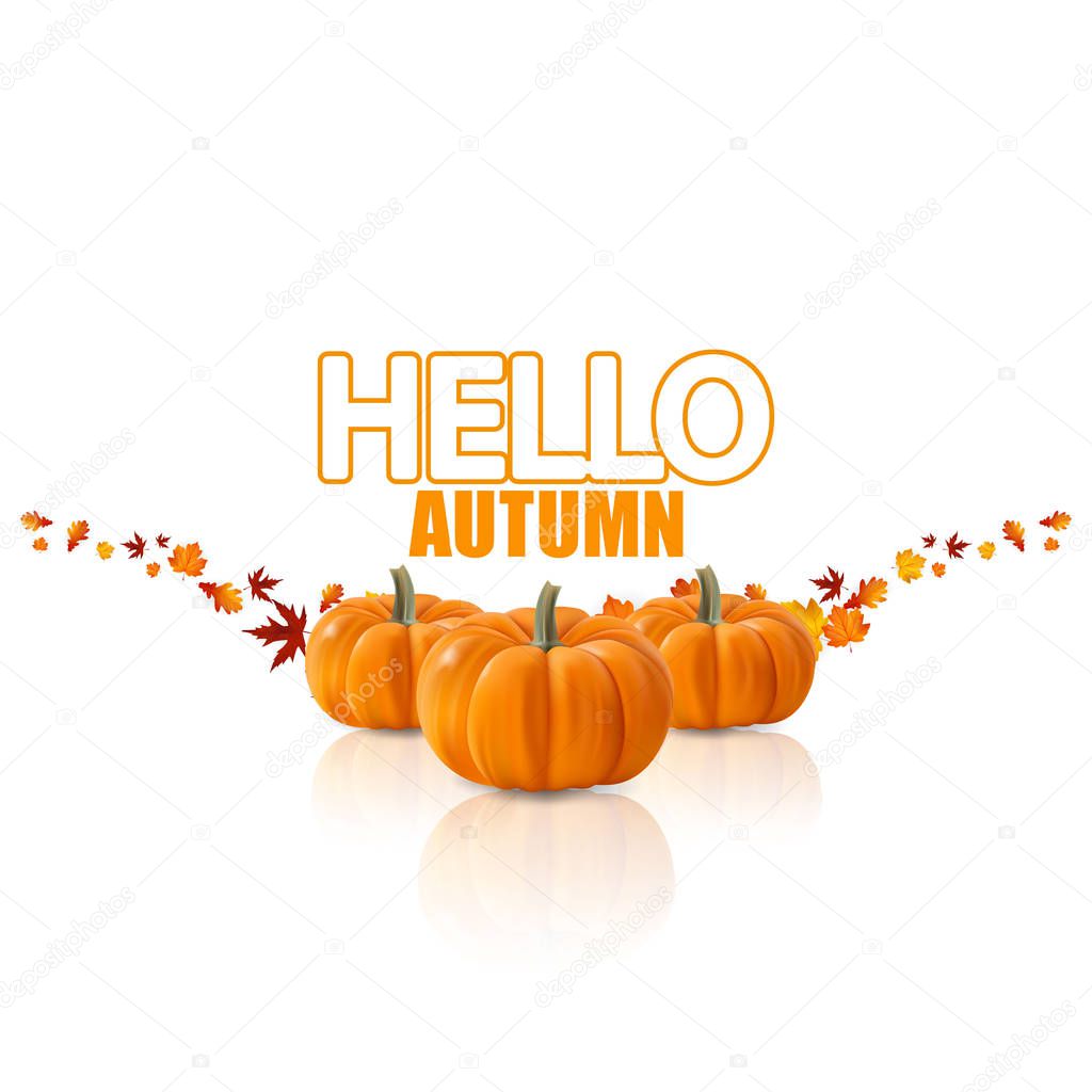 Hello Autumn banner