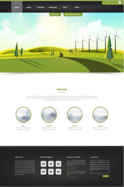 Doğa manzara arka plan, dağ manzarası 