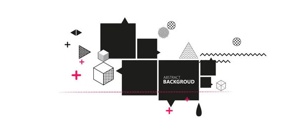 Abstracte geometrische achtergrond — Stockvector