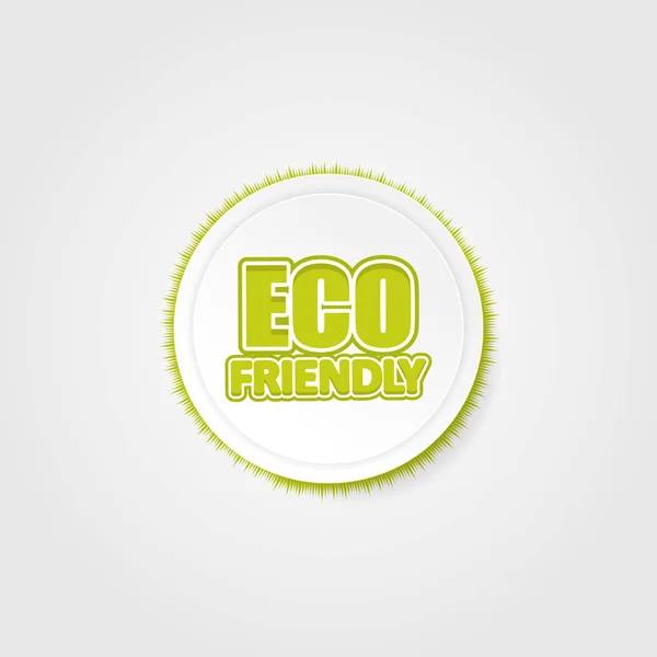 Design de rótulo ecológico . —  Vetores de Stock