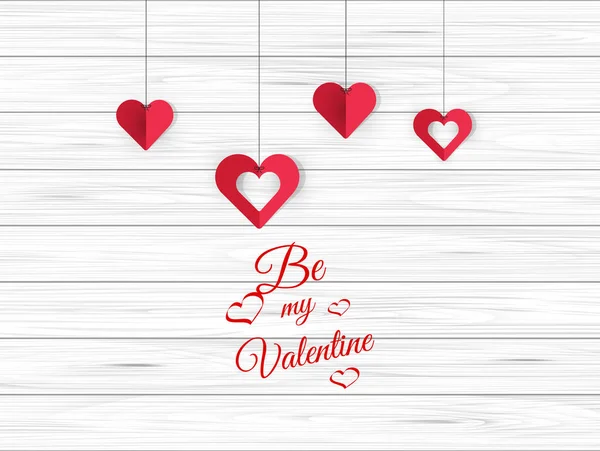 Sei meine Valentinskarte — Stockvektor