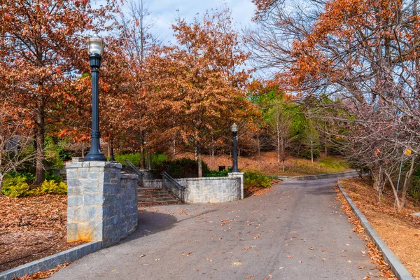 Greensword ścieżki i schody w Piemoncie Park, Atlanta, Stany Zjednoczone Ameryki — Zdjęcie stockowe
