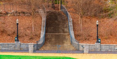 Piedmont Park, Atlanta Prado girişine gezinti merdiven