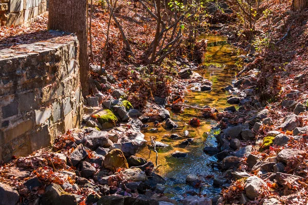 Malý potok v Stone Mountain Park, Usa — Stock fotografie