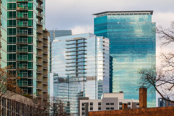 Grupo de rascacielos en Midtown, Atlanta, Estados Unidos — Foto de Stock