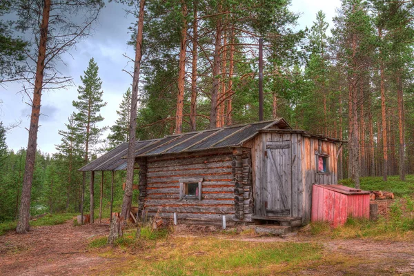 Баня в лесу — стоковое фото