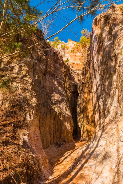 Grieta en la pared de Providence Canyon, EE.UU. —  Fotos de Stock