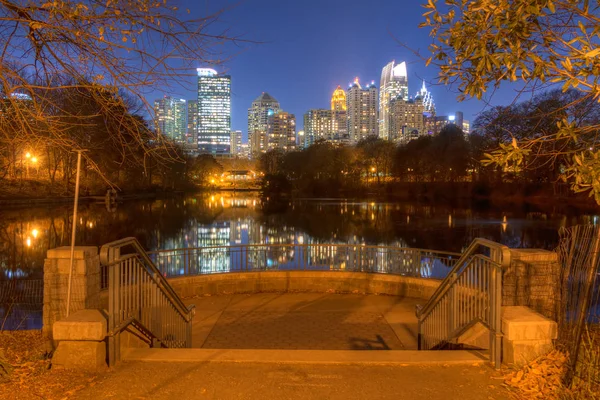 Midtown Atlanta och Piedmont Park, Usa — Stockfoto