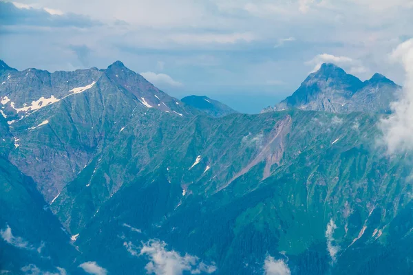 Ridges in blue haze