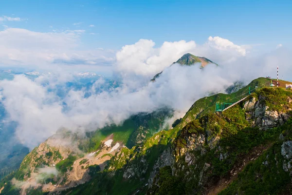 Vue aérienne des montagnes — Photo