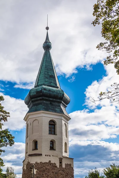 ロシア ・ ヴィボルグに市庁舎の塔 — ストック写真