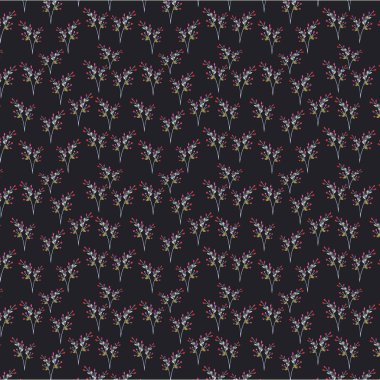 Kırmızı dut elle çizilmiş için kumaş, tasarım kaydırma hediye kaprisli kesintisiz yüzey deseni.