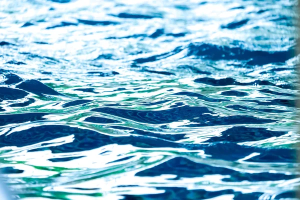 Moře nebo na bazén vlna zblízka texturu pozadí — Stock fotografie