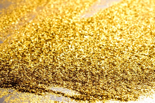 Sprinkle Brokat Złoty Pył Teksturowane Abstrakcyjne Tło Elegancki — Zdjęcie stockowe