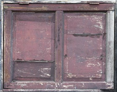 Eski ahşap Panjur arka plan doku için brown