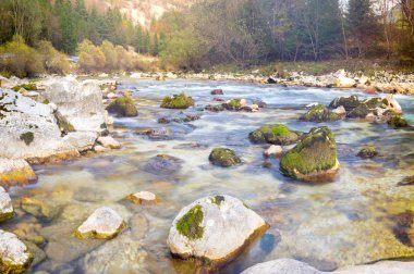 Bovec 'teki Soca Nehri