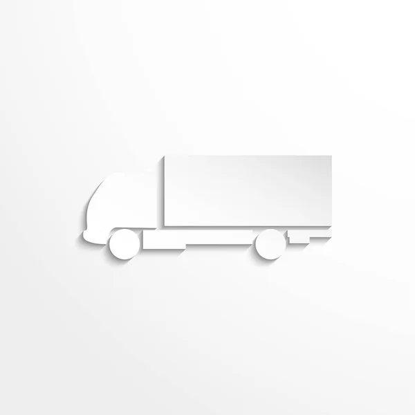Camion. Icône vectorielle — Image vectorielle