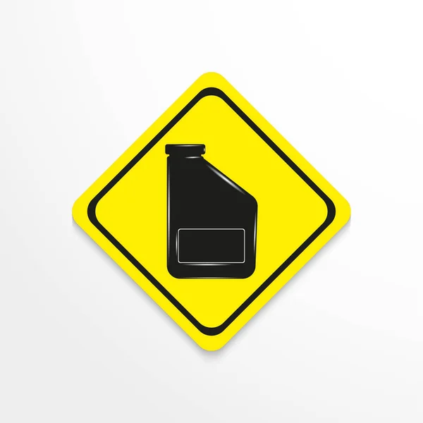 Car oil. Vector icon. — Stock Vector