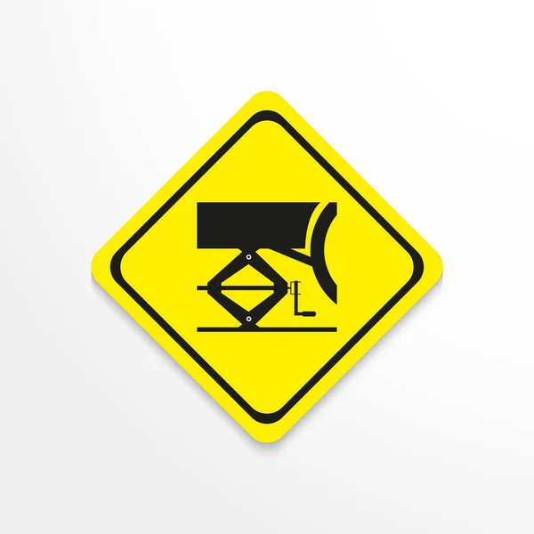 Car Jack. Vector icon. — Stock Vector