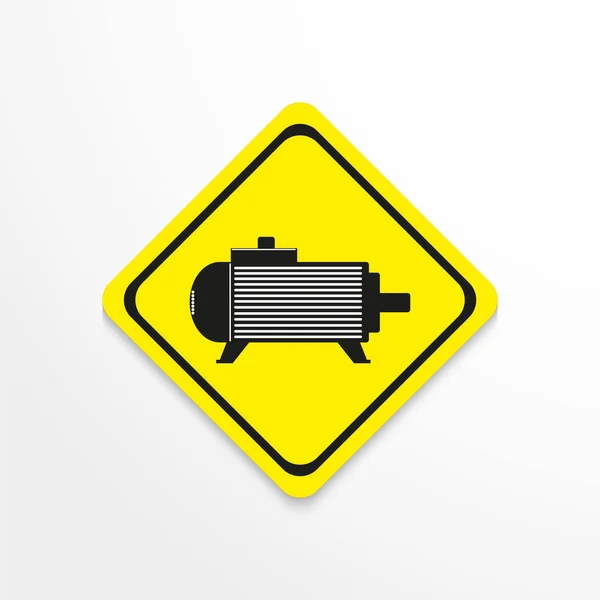 Symbool. Reparatie van elektromotoren. Vector-pictogram. — Stockvector