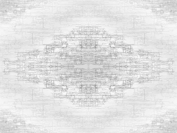 Systematiken i VVS kommunikation. Abstrakt bakgrund. Vektorillustration. — Stock vektor