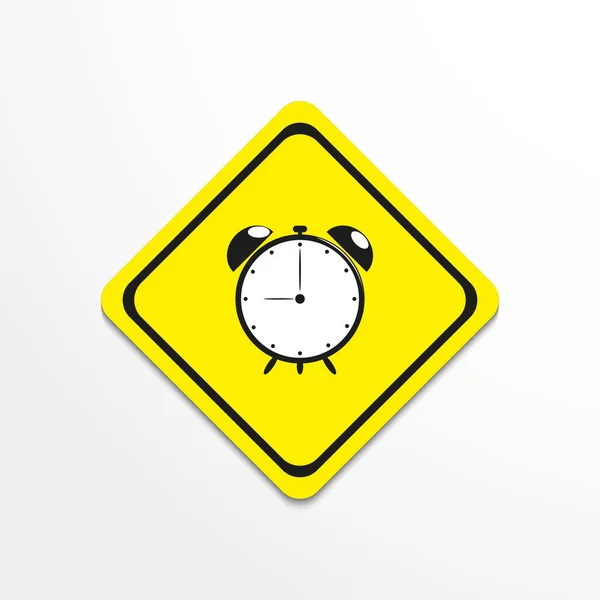 Reloj despertador. Icono del vector . — Archivo Imágenes Vectoriales