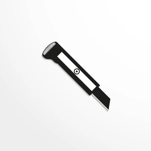 Pappersvaror kniv. Vektor icon. — Stock vektor