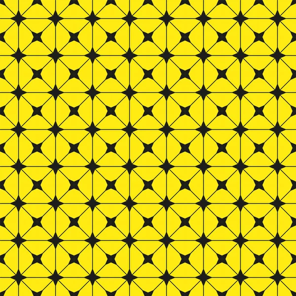 Schwarze Figuren auf gelbem Hintergrund. abstrakte Komposition. Vektorillustration. — Stockvektor