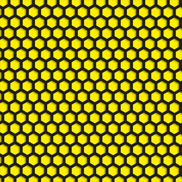 Μαύρα στοιχεία σε κίτρινο φόντο. Αφηρημένη σύνθεση. Εικονογράφηση διάνυσμα. — Διανυσματικό Αρχείο