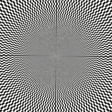 Soyut desen. Vektör çizim. Siyah beyaz resim