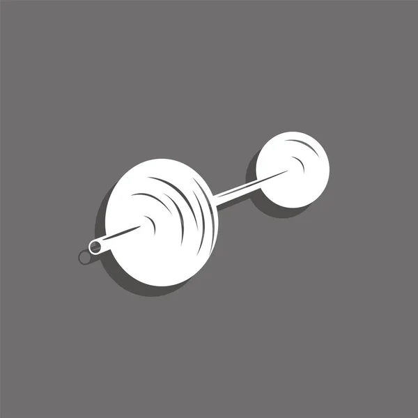 Sport Signs Weightlifting Vector Icon — Stock Vector
