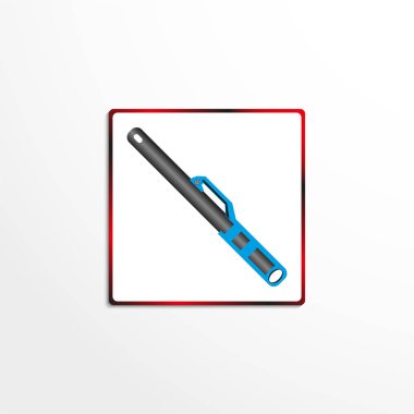 Metaller için demir testeresi. Vektör simgesi.