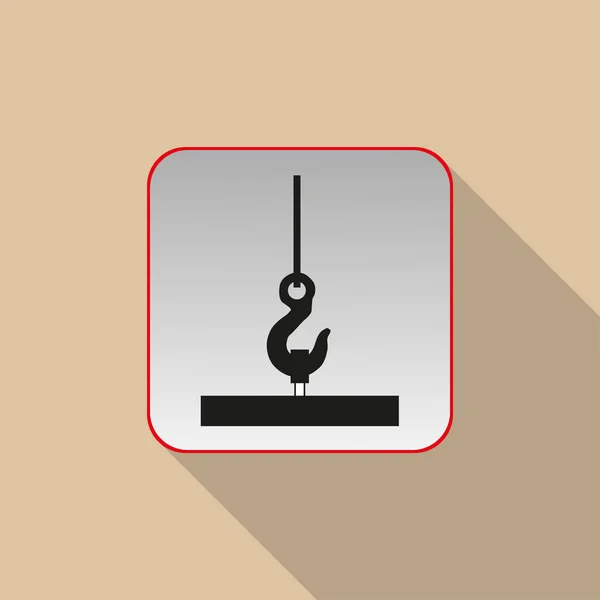 Rigging Werk Symbool Vectorpictogram — Stockvector